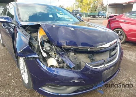 2014 Hyundai Sonata Gls из США, поврежденный, VIN 5NPEB4ACXEH932507